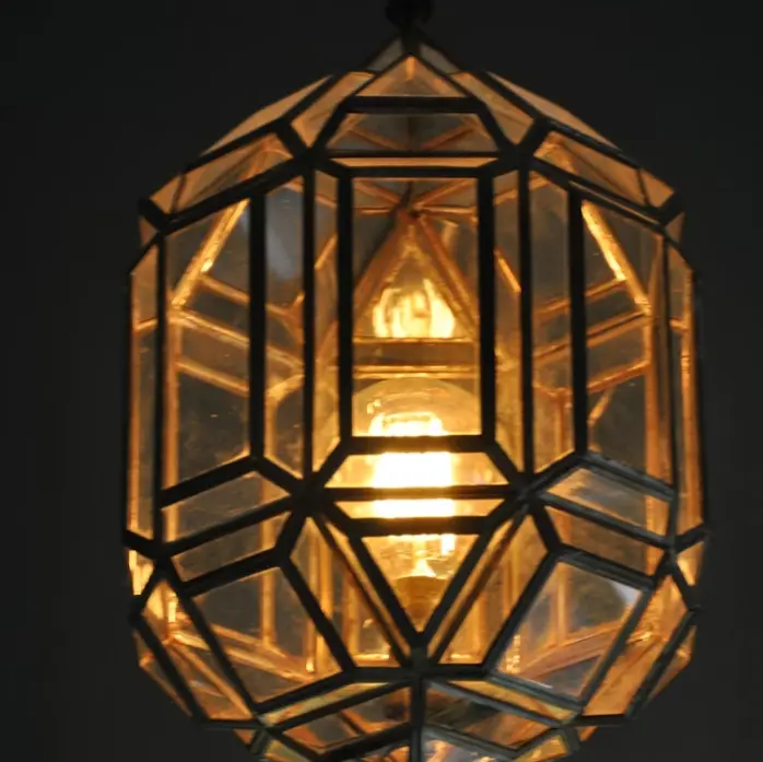 Pendant Light – Amber Glow Dome
