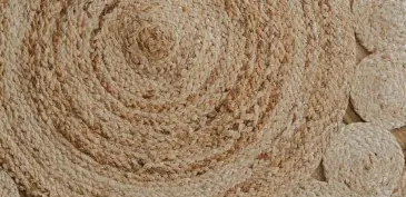 Jute Round Rug – Natural Nest
