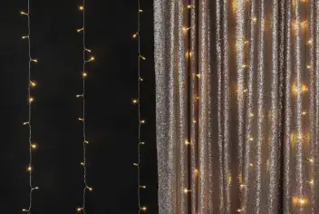 TwinkleNest Curtain String Lights