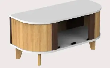 Modura Compact Coffee Table with Storage