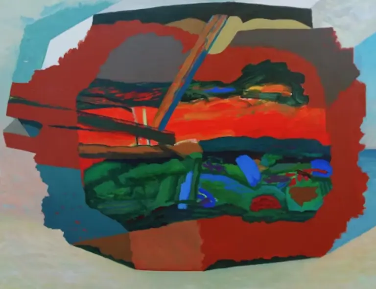 CanvasCulture Abstract Horizon Painting