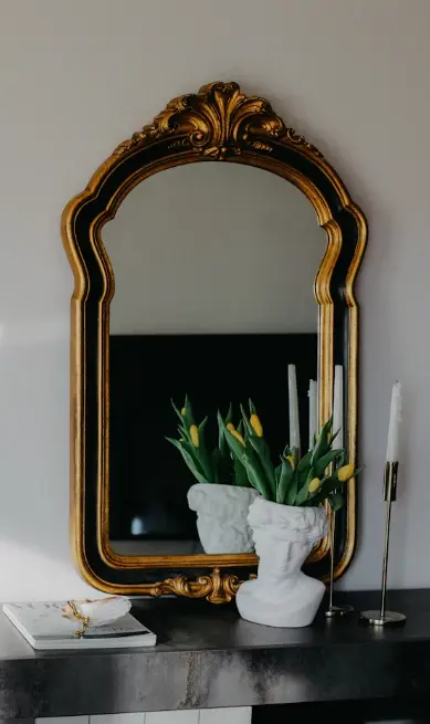 Decorative Mirror – Sunburst Gold