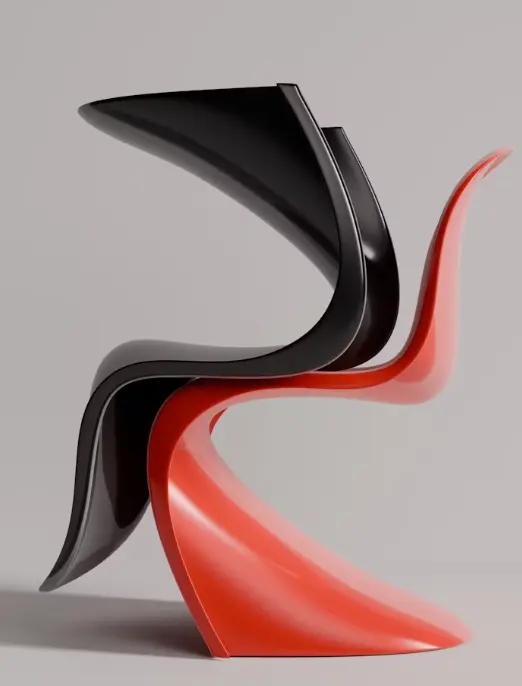 Tabletop Sculpture – Abstract Flow